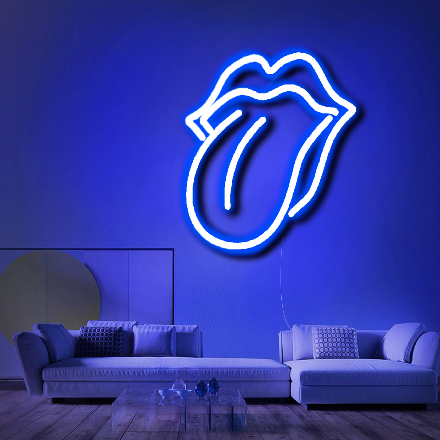 'Rolling Stones Lips' Neon Sign