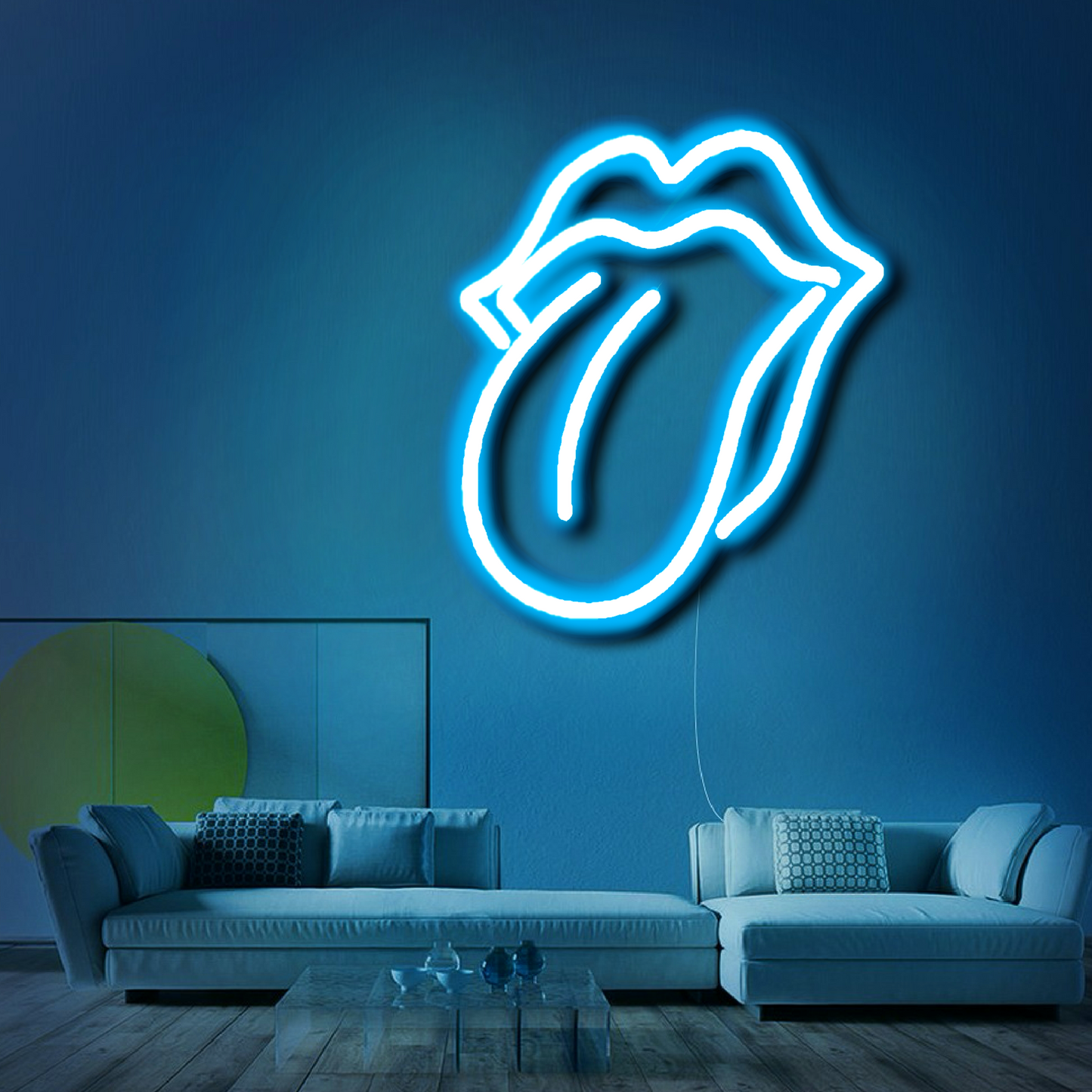 'Rolling Stones Lips' Neon Sign