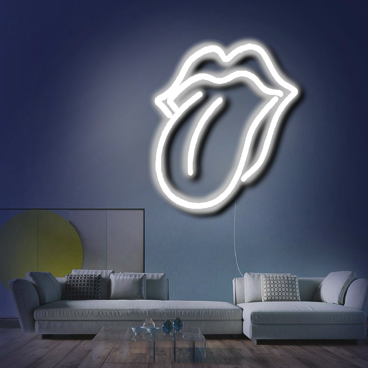 'Rolling Stones Lips' Neon Sign
