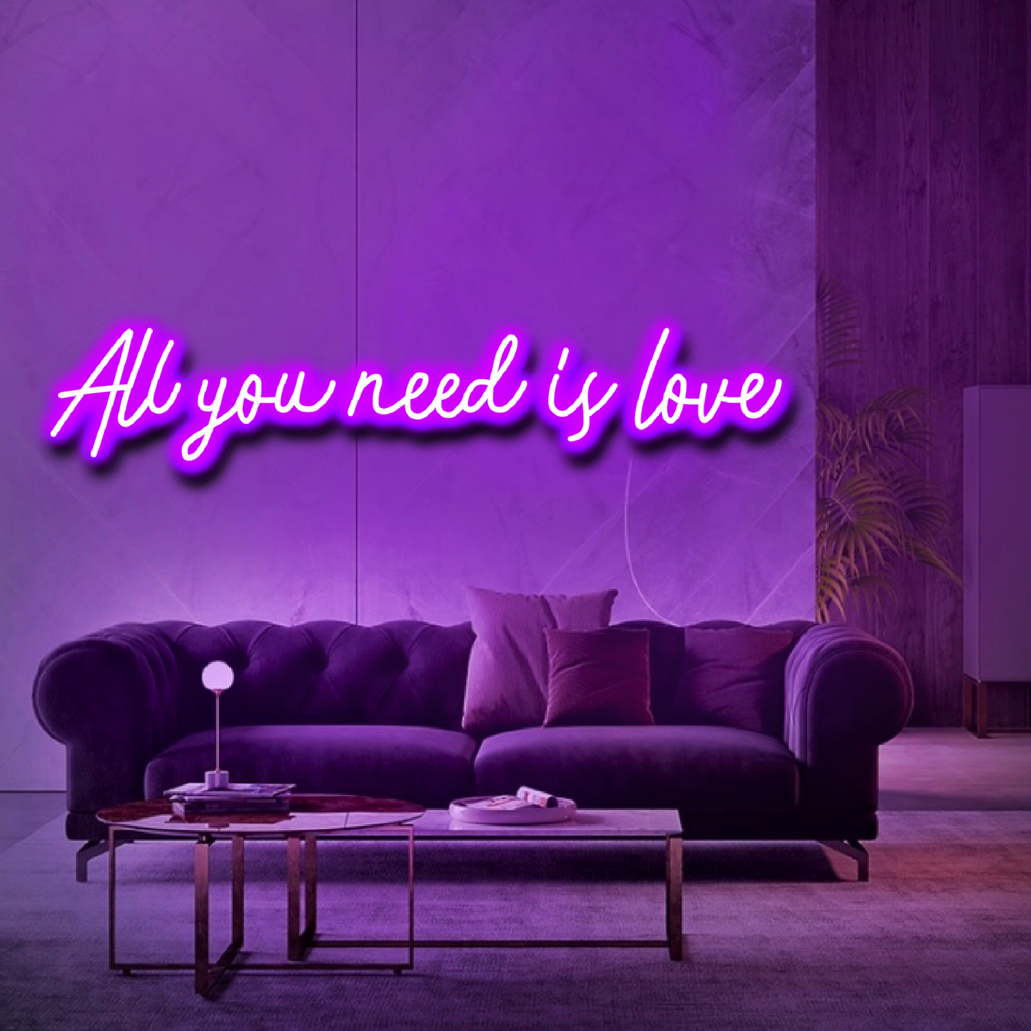 'All You Need Is Love' Neon Sign