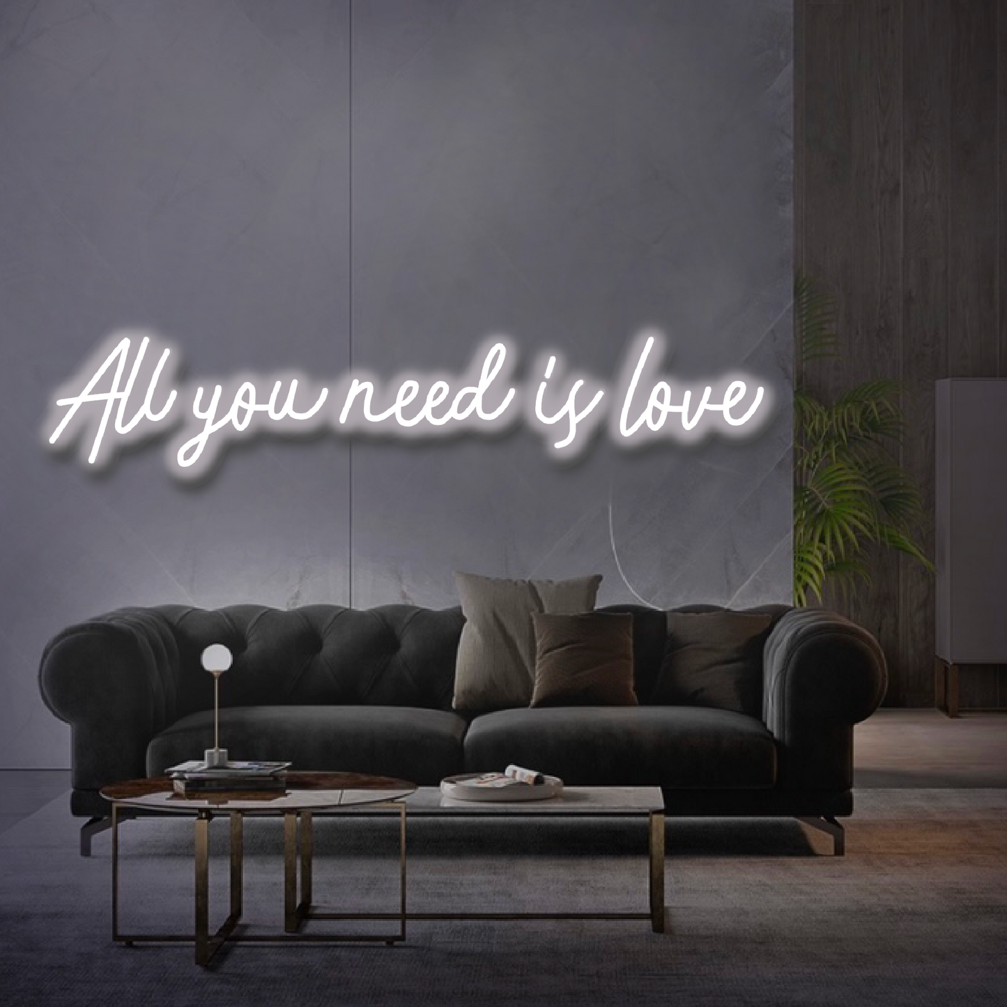 'All You Need Is Love' Neon Sign