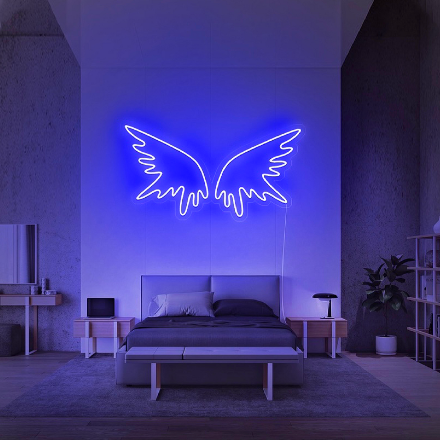 'Angel Wings' Neon Sign
