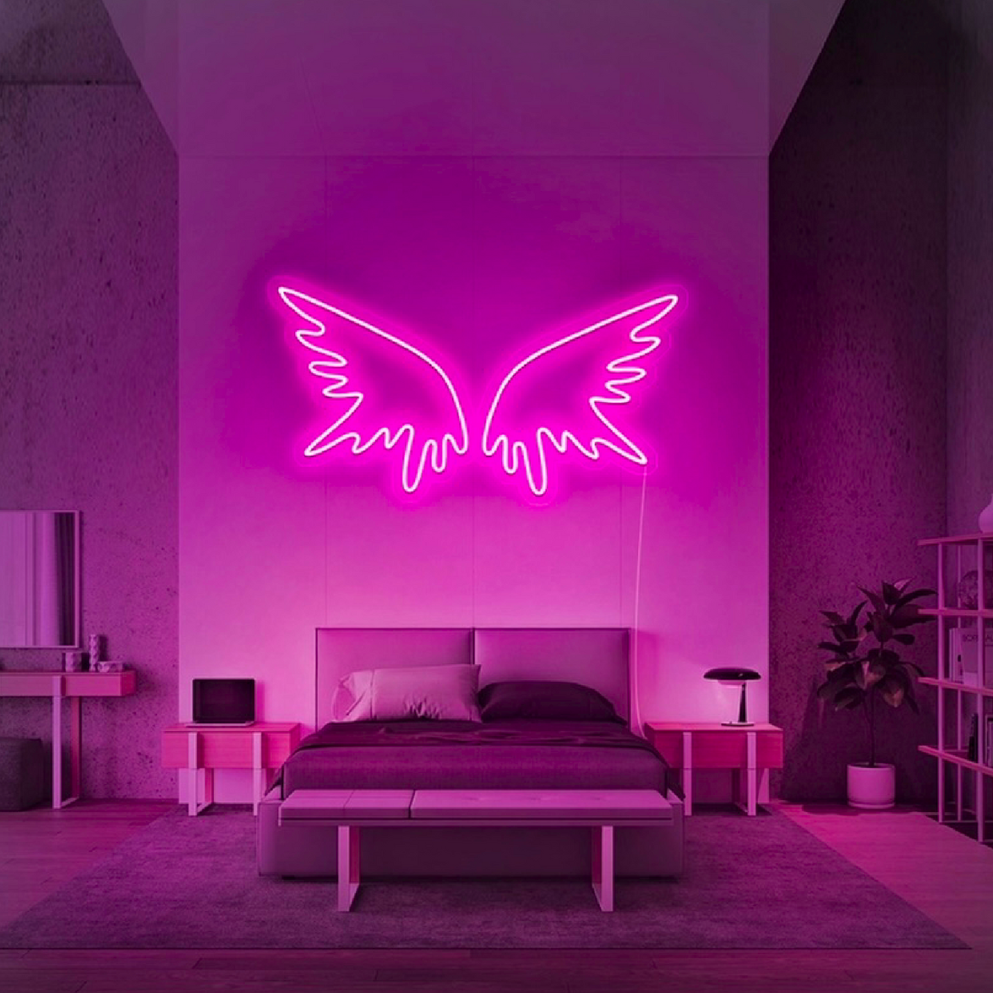 'Angel Wings' Neon Sign