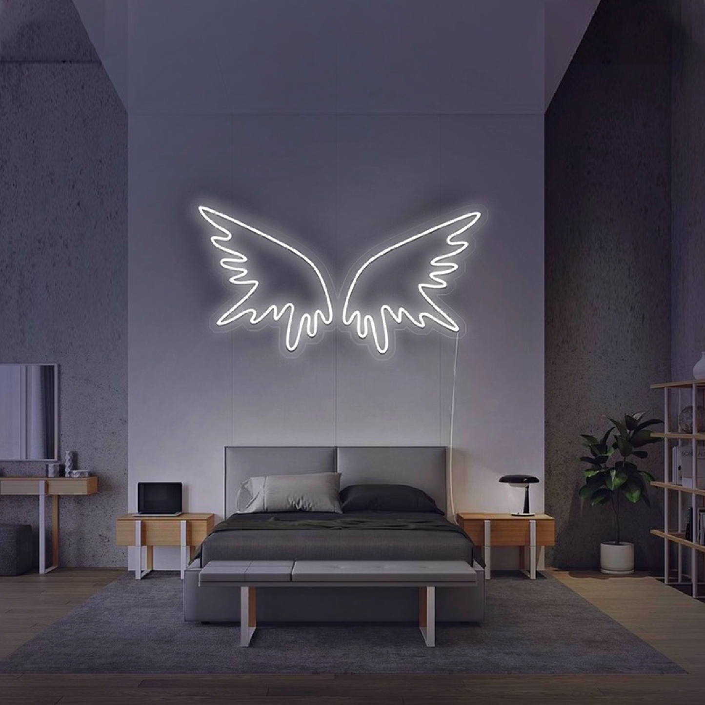 'Angel Wings' Neon Sign