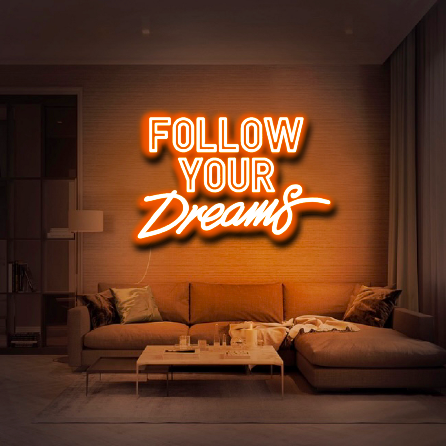 'Follow Your Dreams' Neon Sign