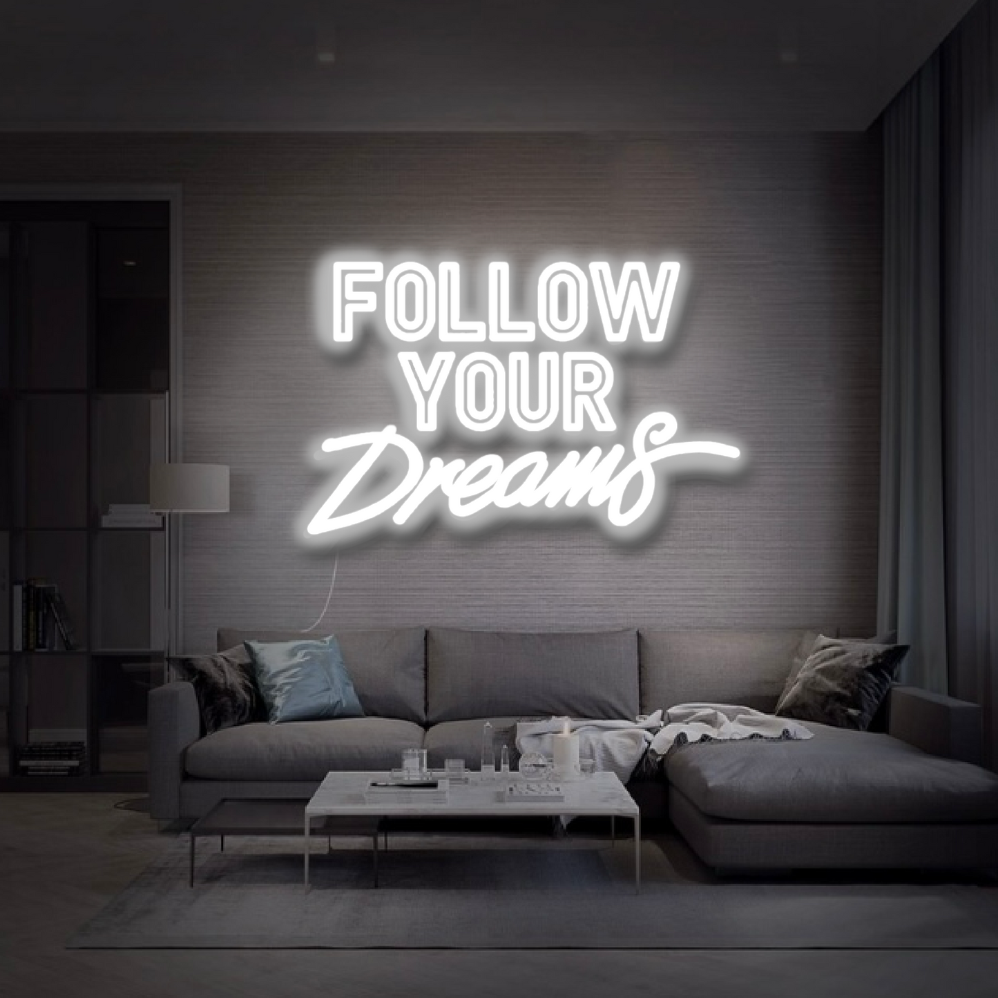 'Follow Your Dreams' Neon Sign