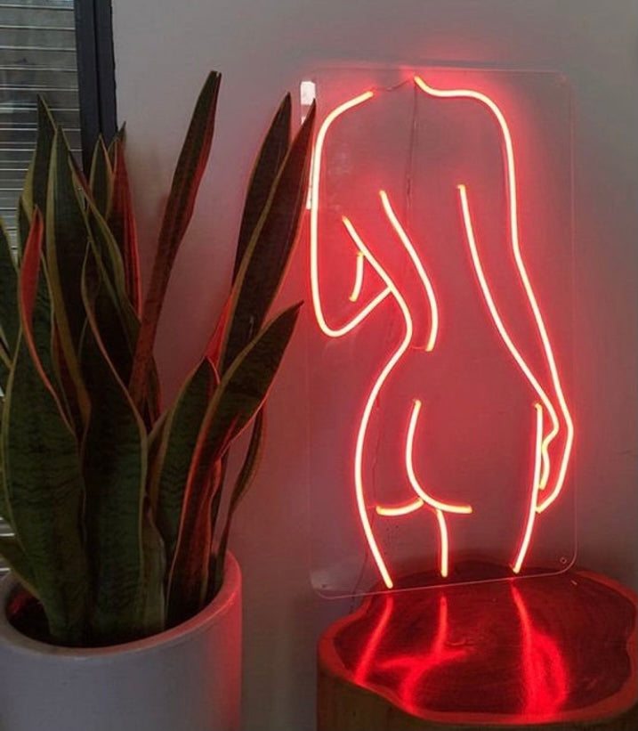 'Female Body' Neon Sign